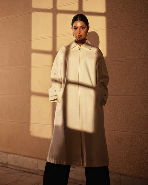 White Trench Coat