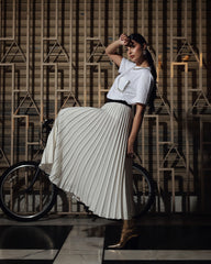 Pleated skirt